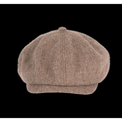 Gorra boina de poliéster Herringbone Sand S/M