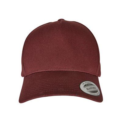 Gorra clásica con visera curvada Burgundy