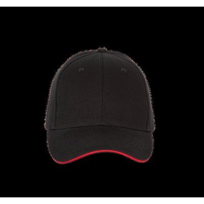 Gorra con Correa de ajuste Black / Red