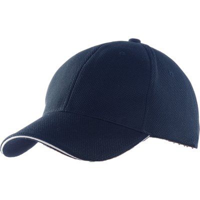 Gorra deportiva con cierre ajustable Navy / White