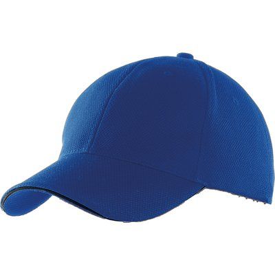 Gorra deportiva con cierre ajustable Royal Blue / Black