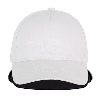 Gorra eco con cierre de velcro Blanco