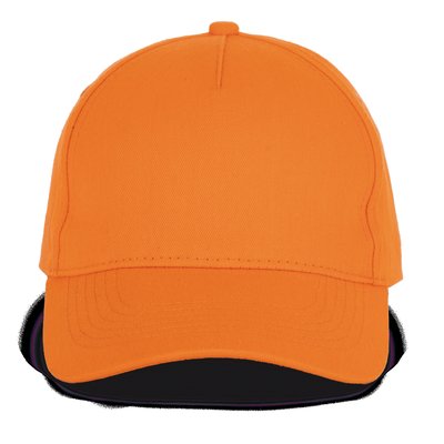 Gorra eco con cierre de velcro Naranja