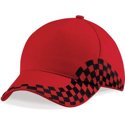 Gorra estampada con Velcro Classic Red / Black