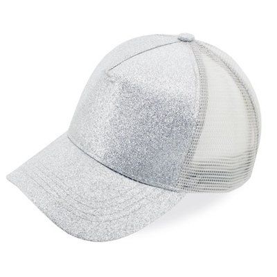 Gorra con Glitter y Rejilla PT