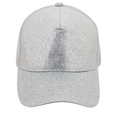 Gorra con Glitter y Rejilla