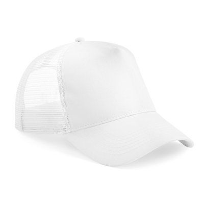 Gorra infantil ajustable de rejilla White