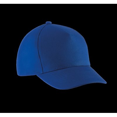 Gorra infantil de algodón con velcro Azul