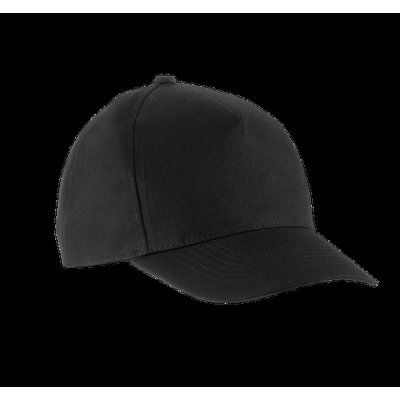 Gorra infantil de algodón con velcro Black