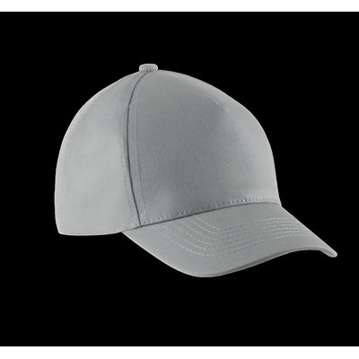 Gorra infantil de algodón con velcro Gris