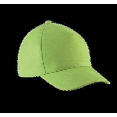 Gorra infantil de algodón con velcro Lime