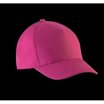 Gorra infantil de algodón con velcro Rosa