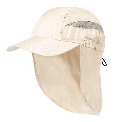 Gorra microfibra con protección de cuello