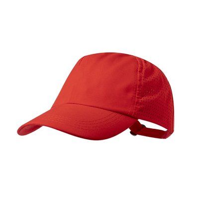 Gorra microfibra con redecilla transpirable