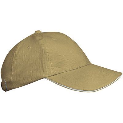 Gorra niños de sarga Beige / White