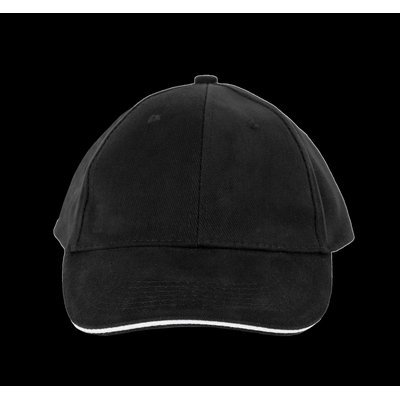 Gorra niños de sarga Negro