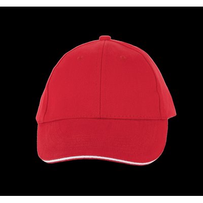 Gorra niños de sarga Rojo