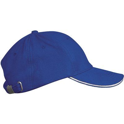 Gorra niños de sarga Royal Blue / White