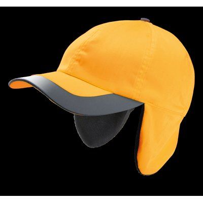 Gorra con orejeras fluorescente Fluorescent Orange