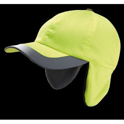 Gorra con orejeras fluorescente Fluorescent Yellow