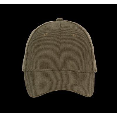 Gorra de pana ajustable Dark Olive