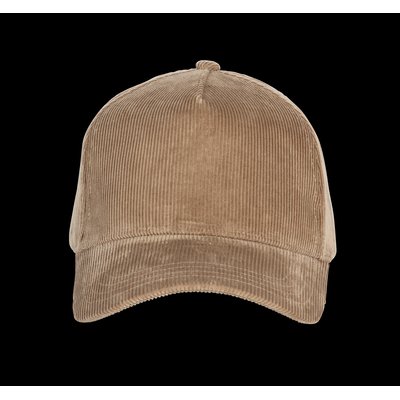 Gorra de pana Marrón