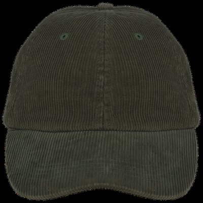 Gorra de pana unisex Organic Khaki