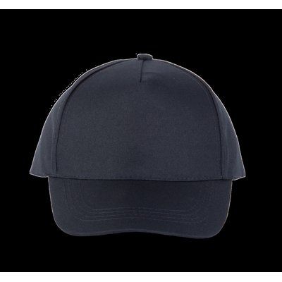 Gorra de poliéster 5 paneles cierre velcro Navy