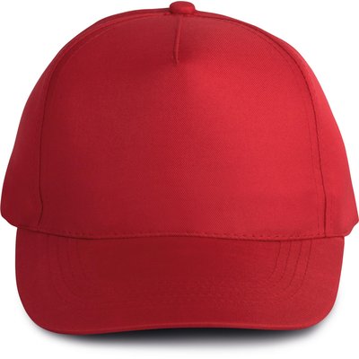 Gorra de poliéster 5 paneles cierre velcro