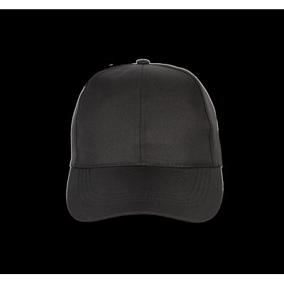 Gorra de poliéster Negro