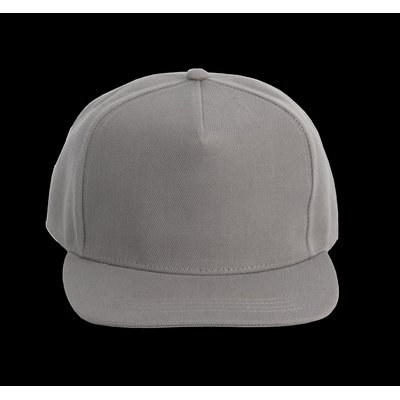 Gorra de poliéster con la Visera recta Gris