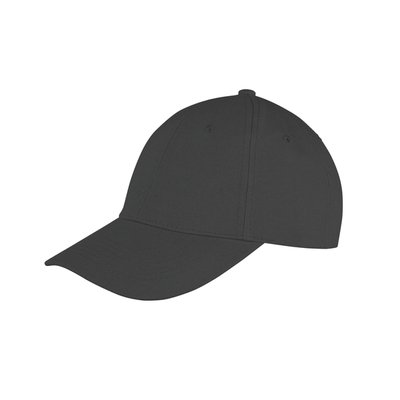 Gorra reciclada con velcro Black