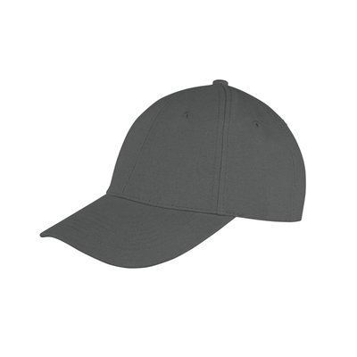 Gorra reciclada con velcro Charcoal