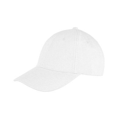 Gorra reciclada con velcro White