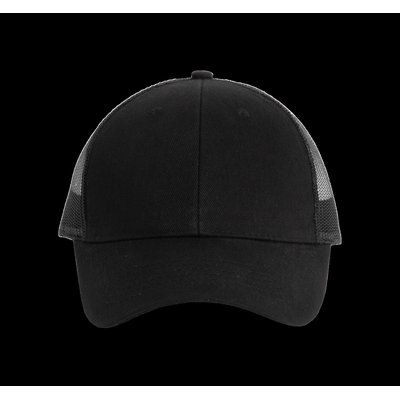 Gorra con rejilla y ajuste plástico Black