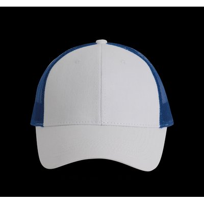 Gorra con rejilla y ajuste plástico Blanco