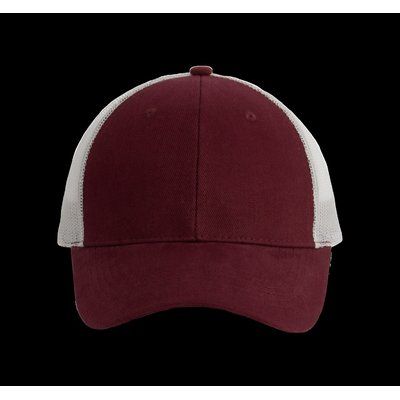 Gorra con rejilla y ajuste plástico Burgundy / Light Grey