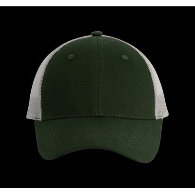 Gorra con rejilla y ajuste plástico Forest Green / Light Grey