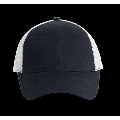 Gorra con rejilla y ajuste plástico Navy / White