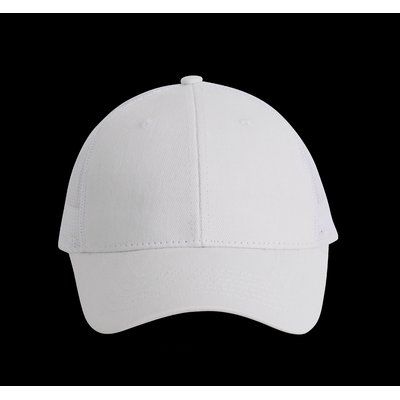 Gorra con rejilla y ajuste plástico White