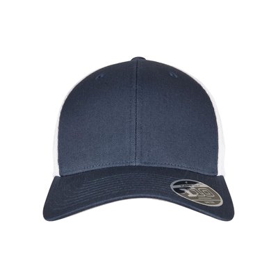 Gorra de rejilla bicolor ajustable Azul