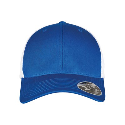 Gorra de rejilla bicolor ajustable Azul