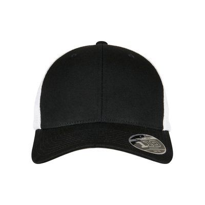 Gorra de rejilla bicolor ajustable Black / White