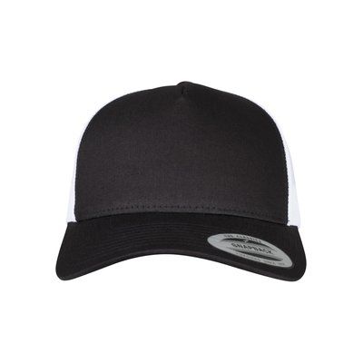 Gorra retro bicolor Black / White