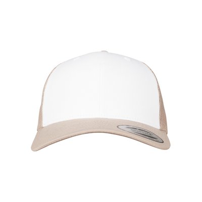 Gorra Retro con rejilla Marrón / Verde / Blanco