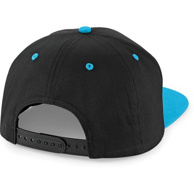 Gorra retro Snapback Black / Surf Blue