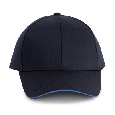 Gorra sandwich 6 paneles Azul