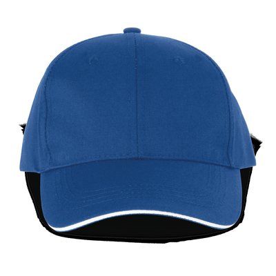 Gorra sandwich 6 paneles Royal Blue / White