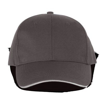 Gorra sandwich 6 paneles Shale Grey / Light Grey