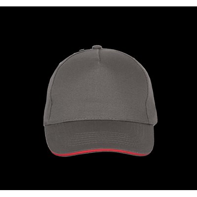 Gorra con sandwich contrastado Gris